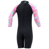 Speedo Combofit 嬰兒（2-6 歲）長袖氯丁橡膠套裝