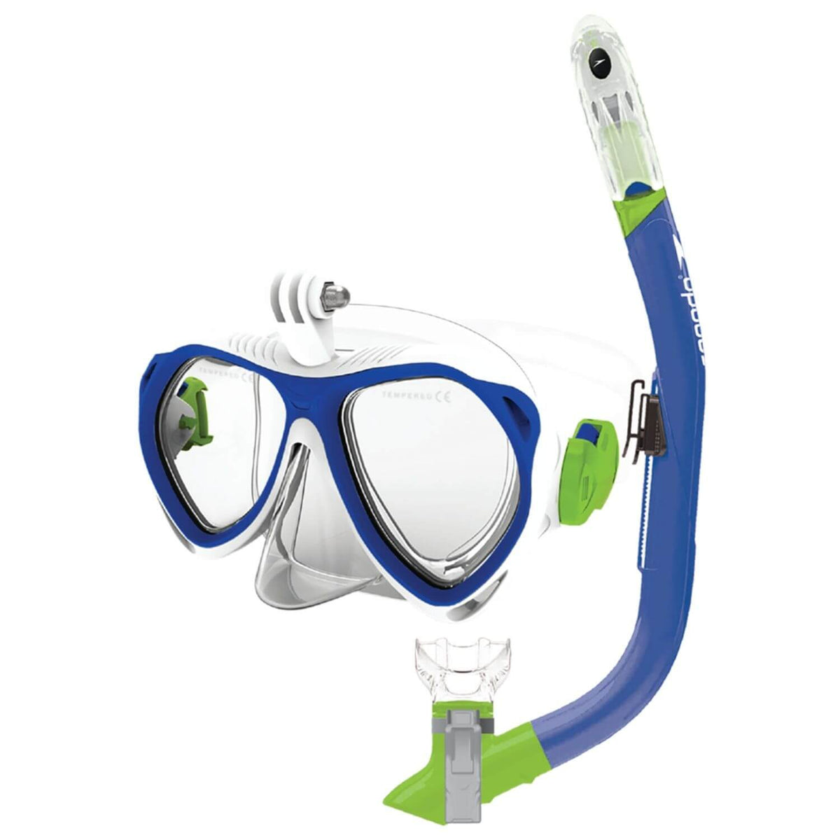 Speedo Sportjunior (Aged 6-14) Snorkeling Combo (Mask, Snorkel)