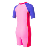 TYR Kid's Swim Jumpsuit with Short Sleeve