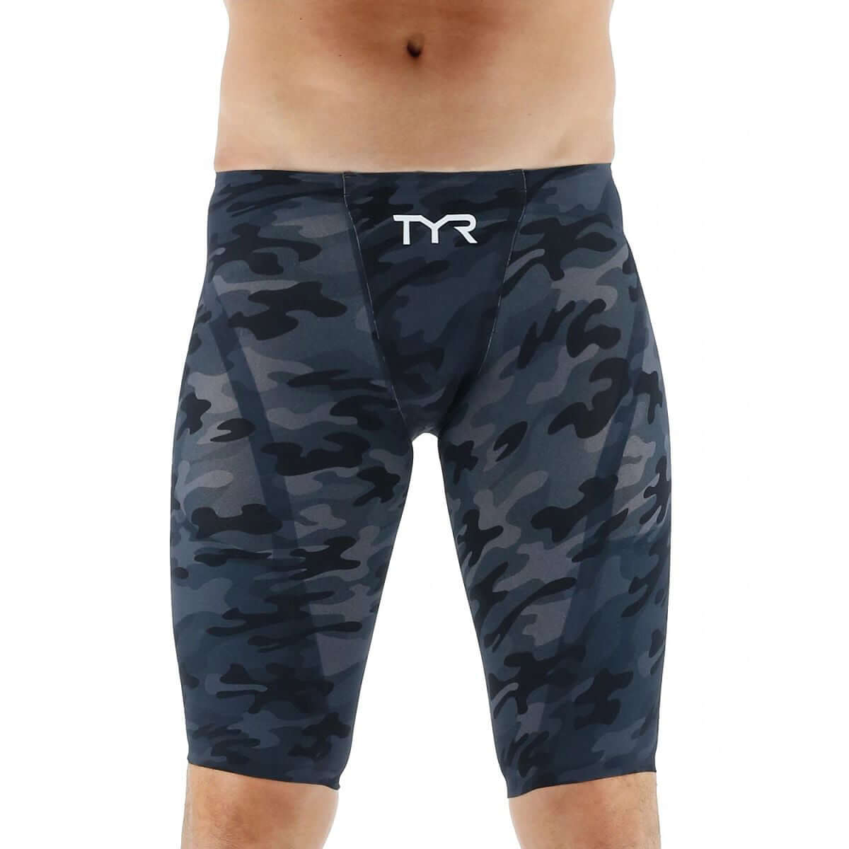 TYR Men's VENZO™ Camo High Waist Race Swim Shorts