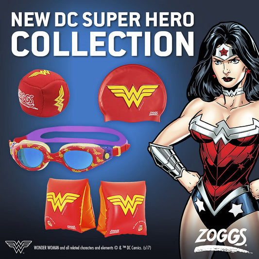 Zoggs 華納DC系列神奇女俠兒童游泳手臂水袖