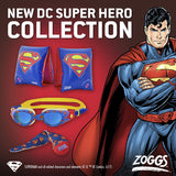Zoggs Superman Printed Swimming Goggles